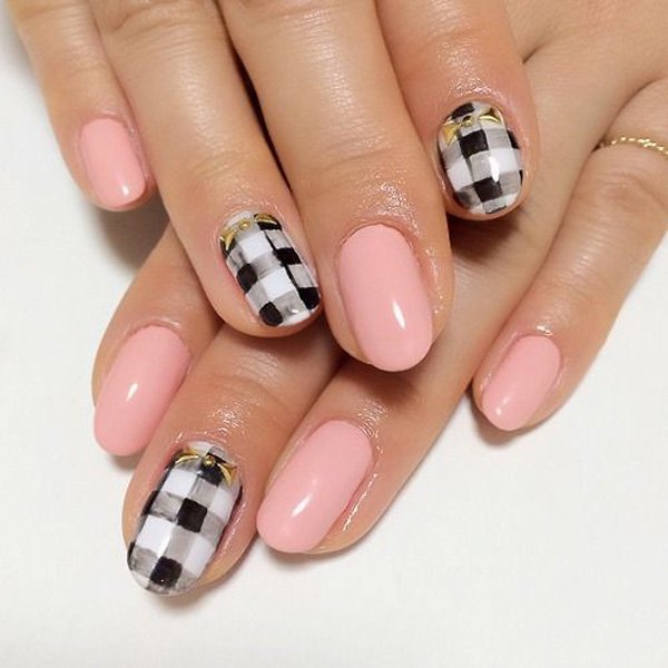 EstiloDF » Ginghamchecknailart