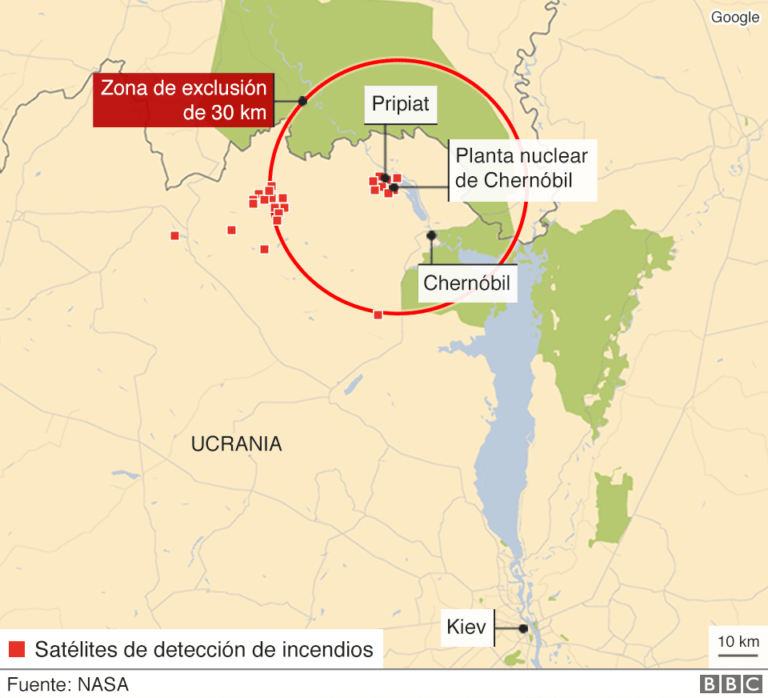 incendios chernobyl