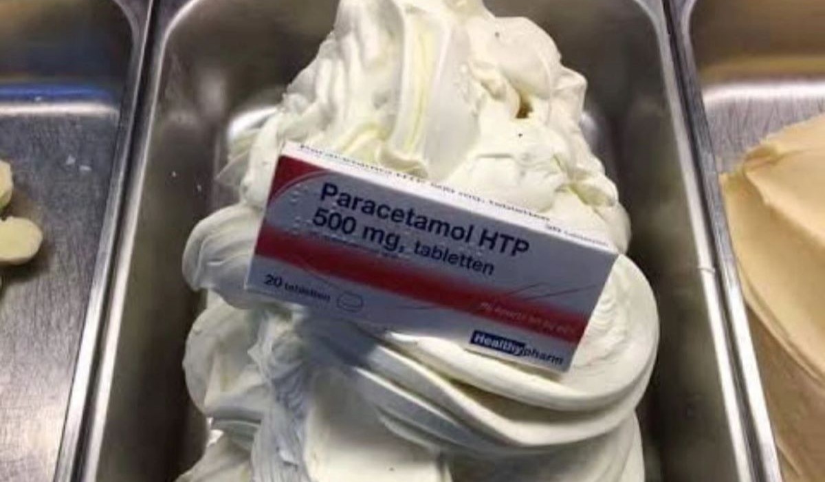 ¿Un helado con paracetamol? Conoce la verdadera historia detrás de esta noticia viral