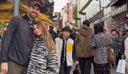 Sofía Castro y Pablo Bernot inician su luna de miel en Japón; estas son sus primeras fotos